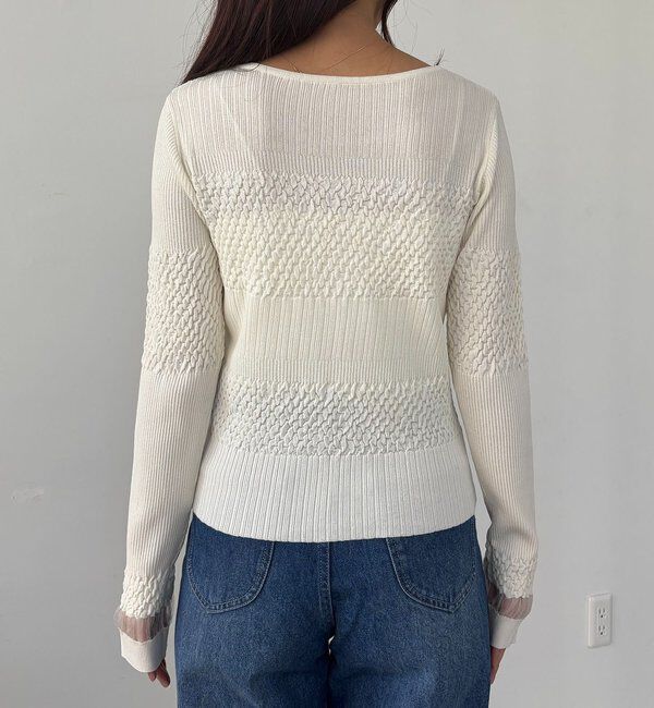  「シャーリングニット」|ニット・セーター|