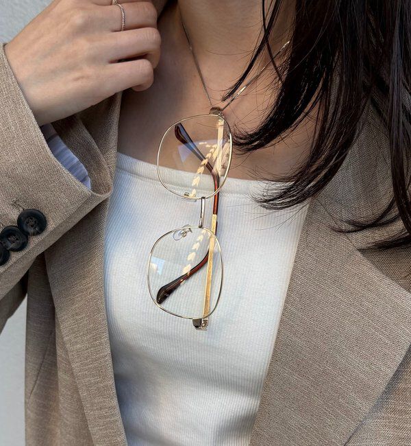  「ウェリントンメガネ」|サングラス|ゴールド