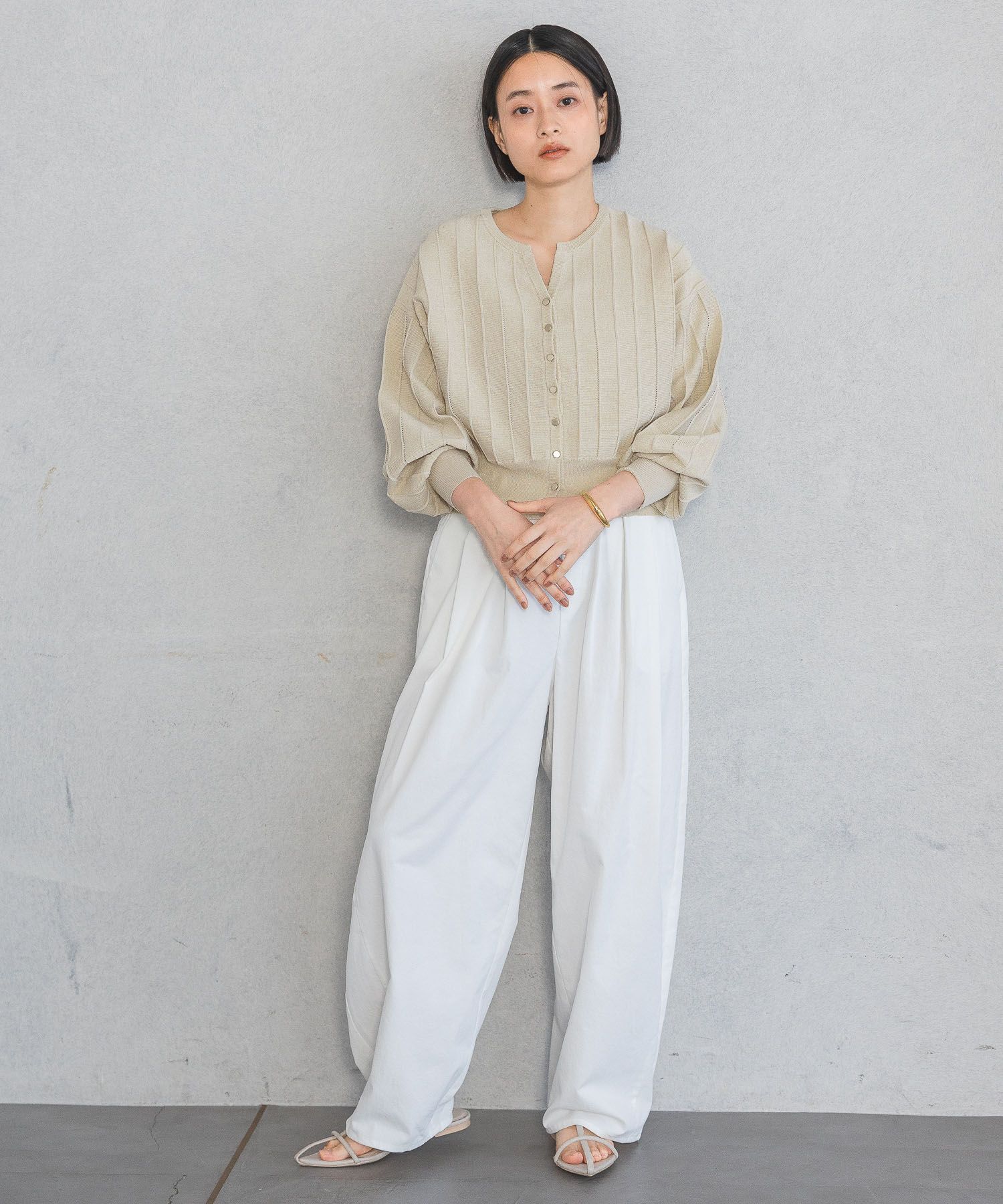 A part by 「アイレットアミショートカーディガン」|ニット・セーター|