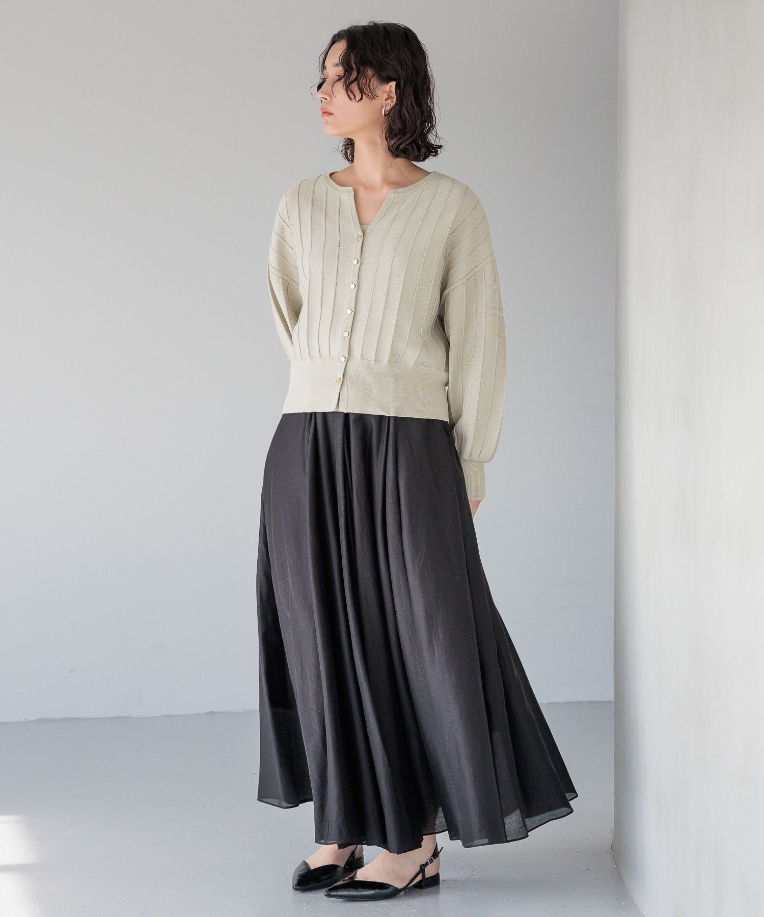 A part by 「アイレットアミショートカーディガン」|ニット・セーター|