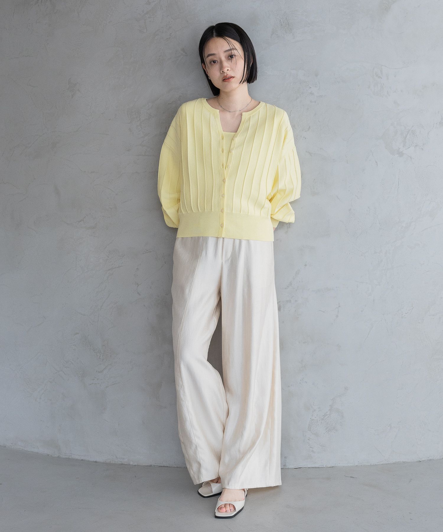 A part by 「アイレットアミショートカーディガン」|ニット・セーター|