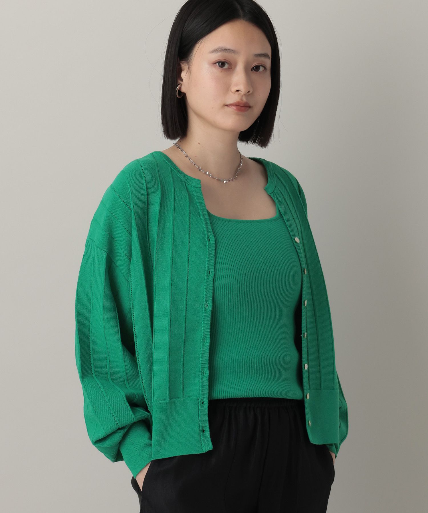 A part by 「アイレットアミショートカーディガン」|ニット・セーター|