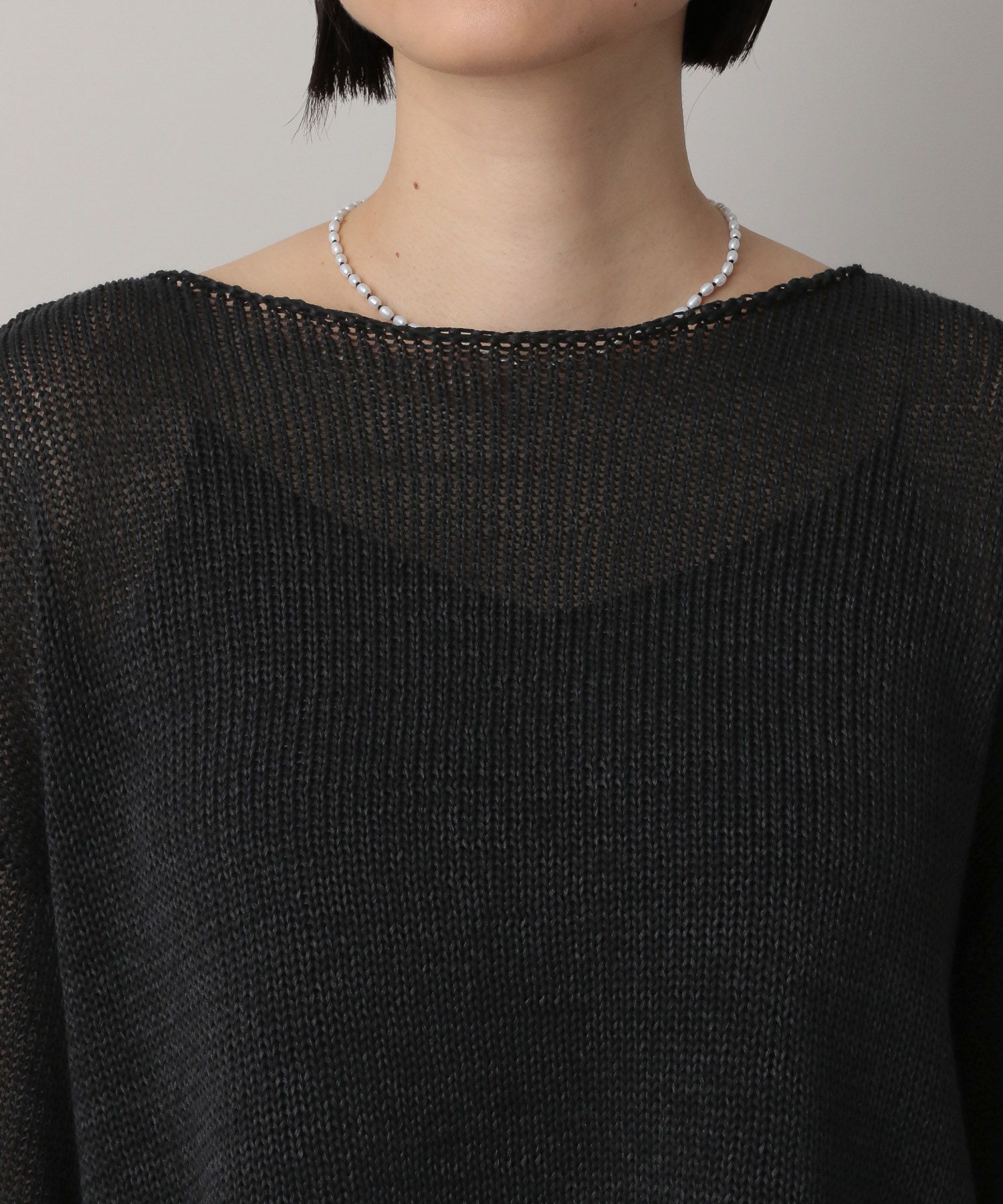 A part by 「ルーズニットプルオーバー_6分袖」|ニット・セーター|