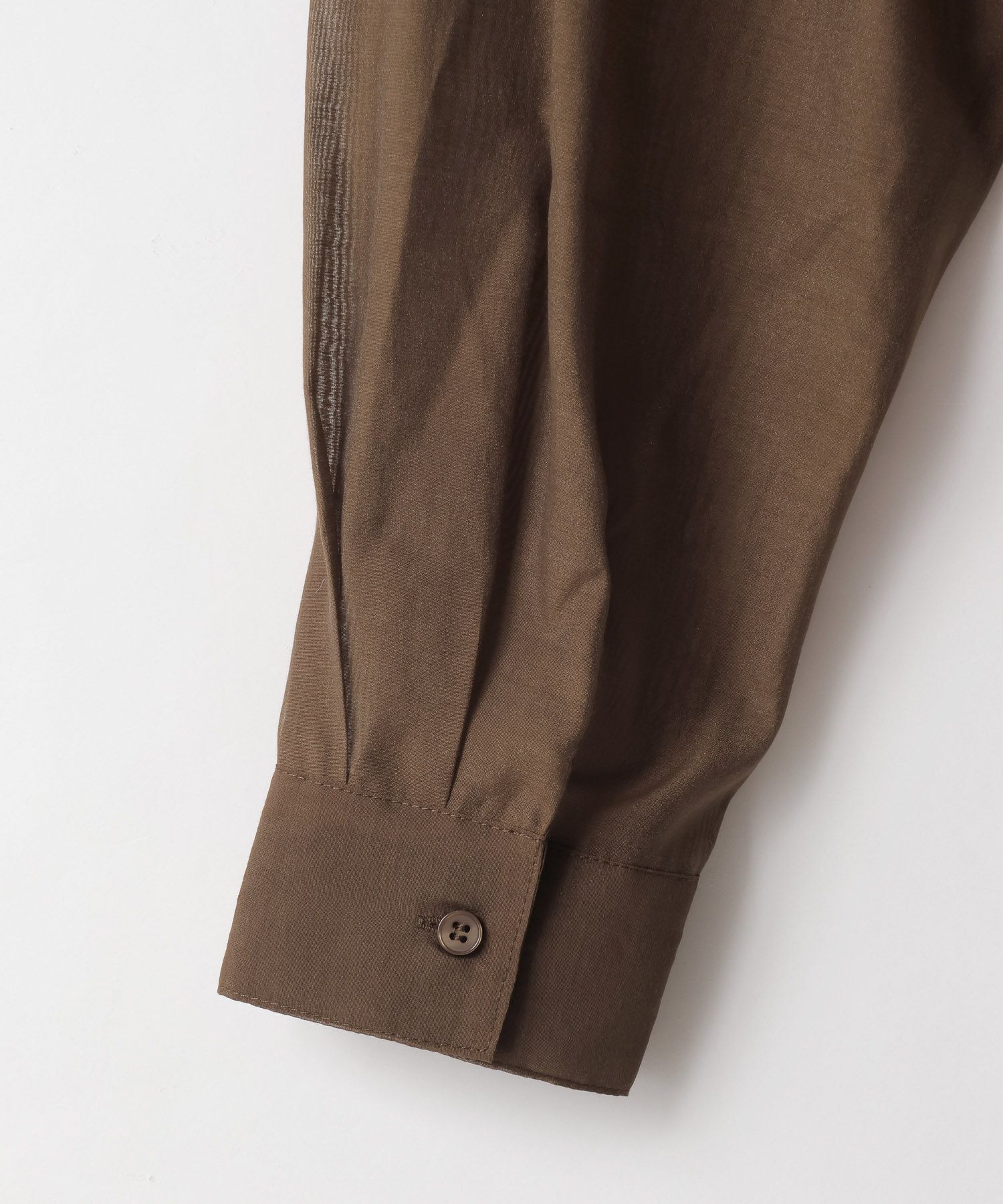 LOWRYS FARM「シアーフードシャツ」|シャツ・ブラウス|