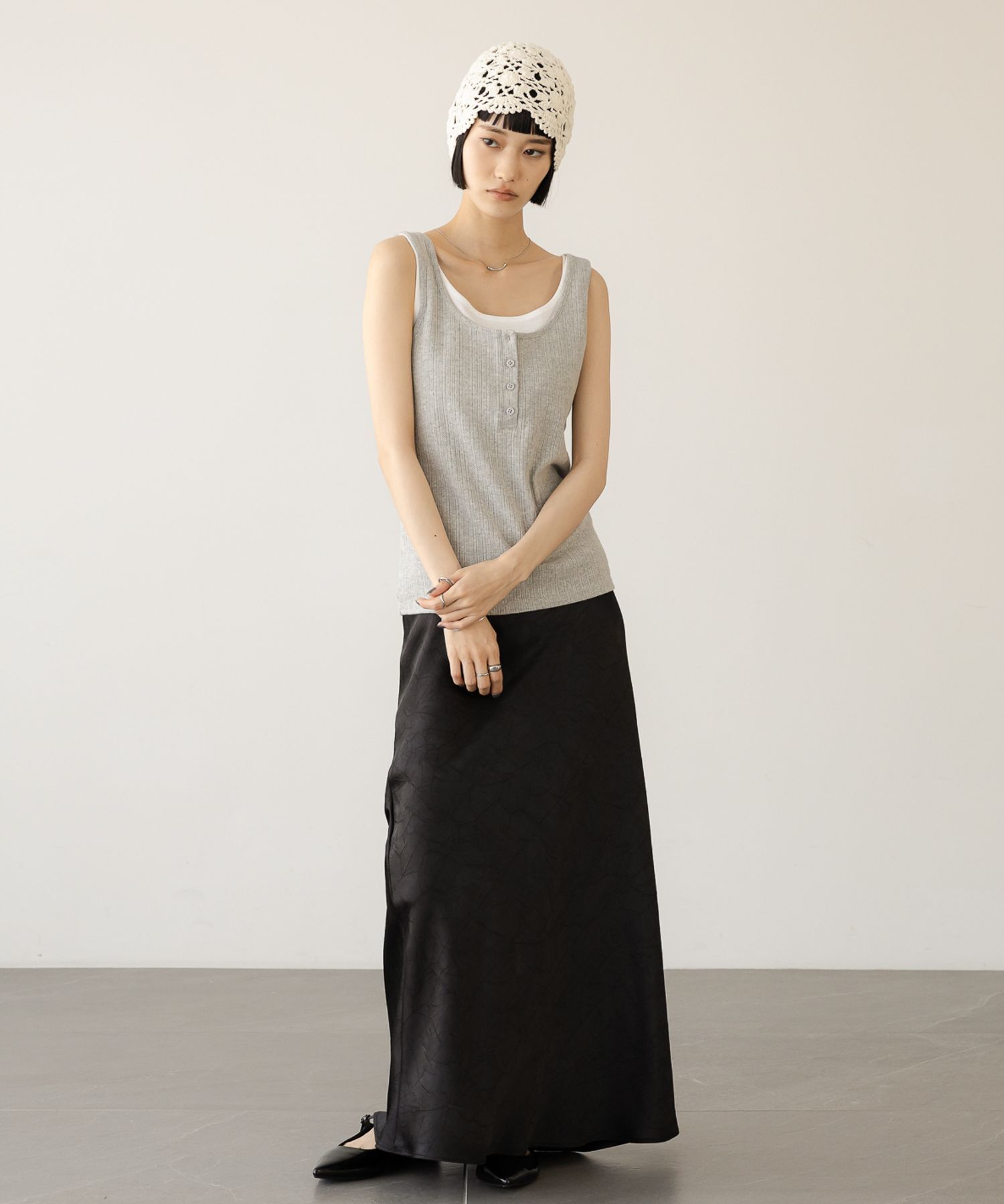 LOWRYS FARM「 ヘンリーレイヤードタンク」|Tシャツ・カットソー|