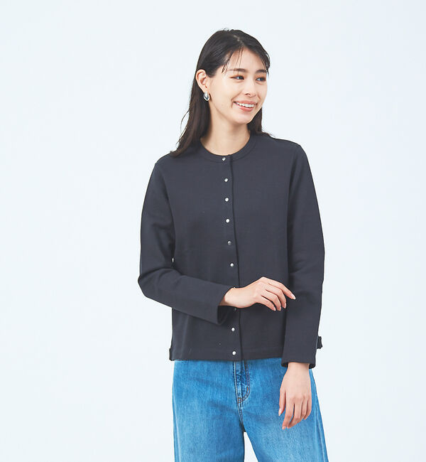 collex「シルケット裏毛カーディガン」|カーディガン|