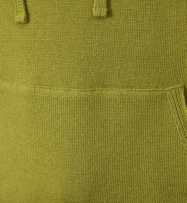 ABAHOUSE「フルニードル リラックス プルオーバー ニット パーカー」|ニット・セーター|