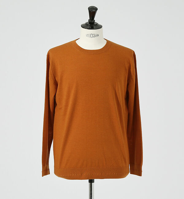 ABAHOUSE「【カシミヤブレンド】ハイゲージ クルーネック ニット」|ニット・セーター|パーシモン