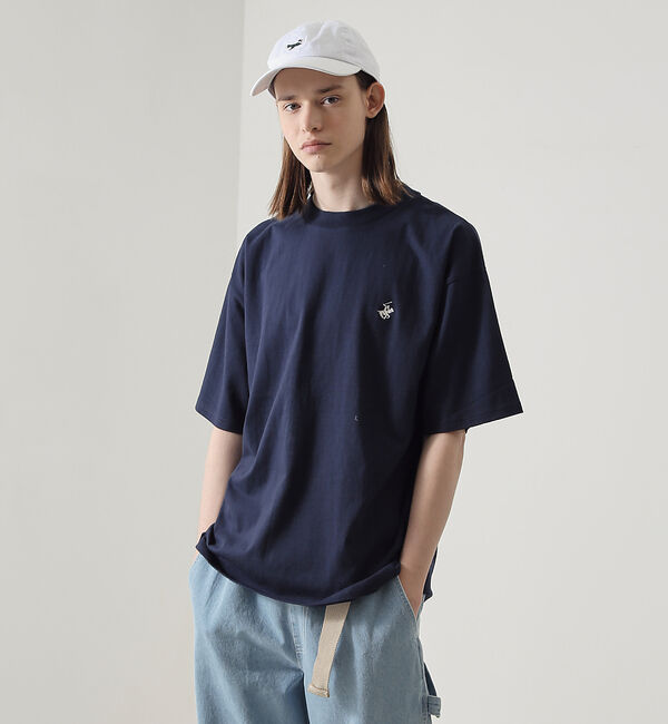 ABAHOUSE「【BEVERLY HILLS POLO CLUB / ビバリーヒルズポロクラブ】」|Tシャツ・カットソー|ネイビー