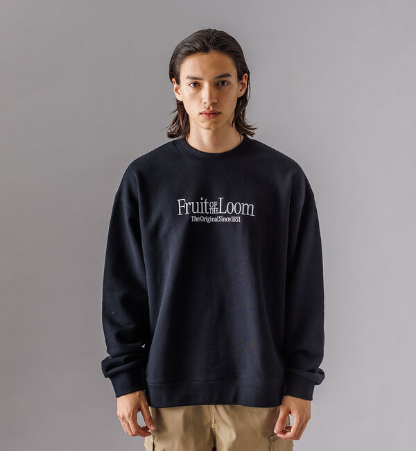 ABAHOUSE「【FRUIT OF THE LOOM】エンブレム 刺繍 ヘビーオンス ルーズ ク」|スウェット・ジャージ|