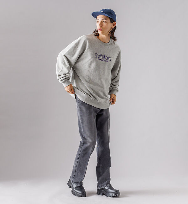 ABAHOUSE「【FRUIT OF THE LOOM】エンブレム 刺繍 ヘビーオンス ルーズ ク」|スウェット・ジャージ|