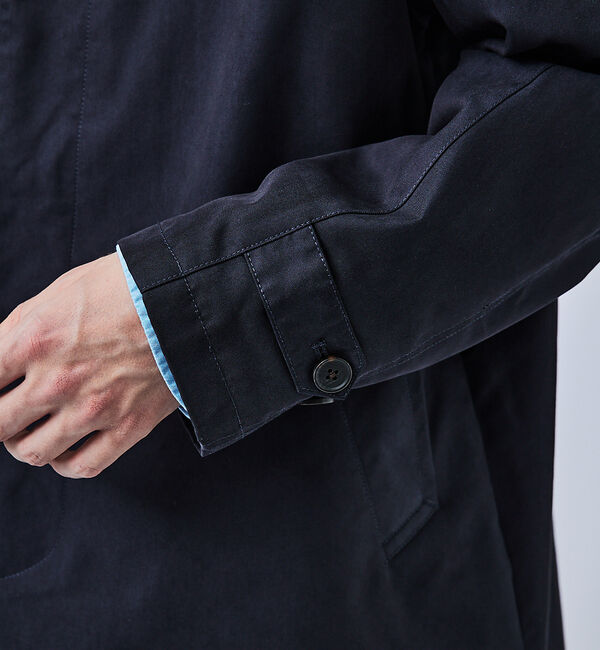 ABAHOUSE「【玉虫ツイル】ステンカラーコート / スプリングコート」|ステンカラーコート|