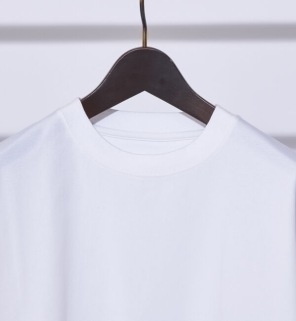 ABAHOUSE「【リブ付】シルケット ポンチ 半袖 Tシャツ」|Tシャツ・カットソー|