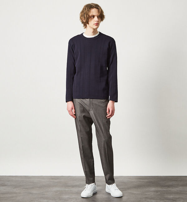 ABAHOUSE「デニムライク スリムテーパード スラックス」|その他|