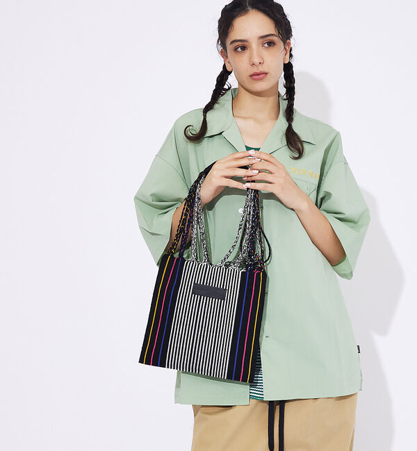 ABAHOUSE「【MOON BIRD/ムーンバード】手織りハンモックトートバッグS/手織り【WE」|トートバッグ|その他4