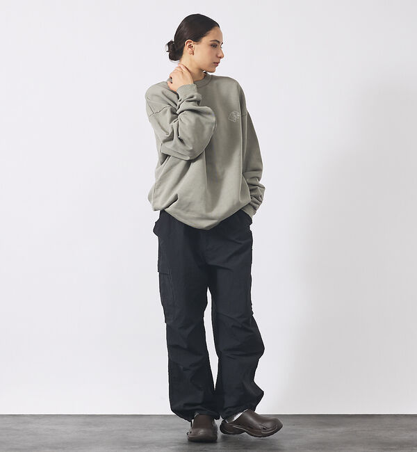 ABAHOUSE「【POLER/ポーラー】EMB PIGMENT DYE CREW/ピグメント加工」|スウェット・ジャージ|