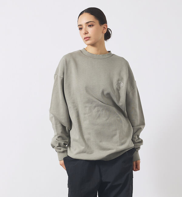 ABAHOUSE「【POLER/ポーラー】EMB PIGMENT DYE CREW/ピグメント加工」|スウェット・ジャージ|