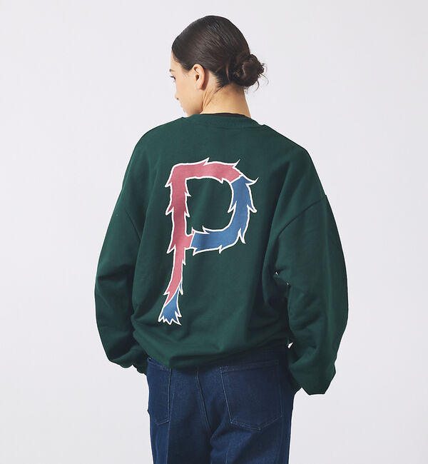 ABAHOUSE「【POLER/ポーラー】BIG LOGO CREW/ビッグロゴ クルーネックスウ」|スウェット・ジャージ|