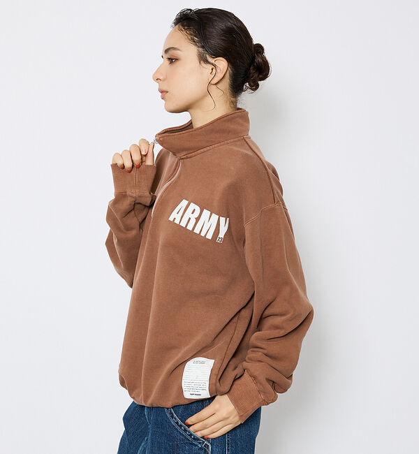 ABAHOUSE「【JOHNBULL/ジョンブル】ARMY スウェットハーフジップ /プルオーバー」|スウェット・ジャージ|