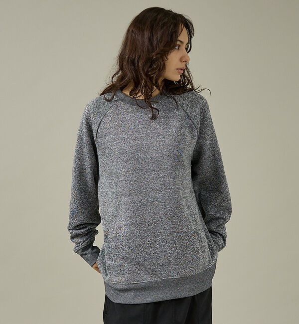 ABAHOUSE「【JEMORGAN /ジェーイーモーガン】ニットフリースクルーネックトレーナー/」|スウェット・ジャージ|