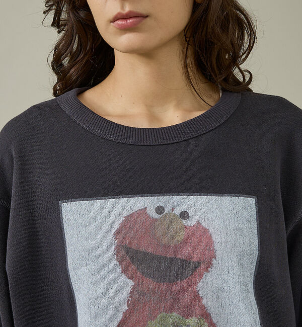 ABAHOUSE「【FRUIT OF THE LOOM】ロングスリーブ甘編み裏毛3/ELMO/ユニ」|スウェット・ジャージ|