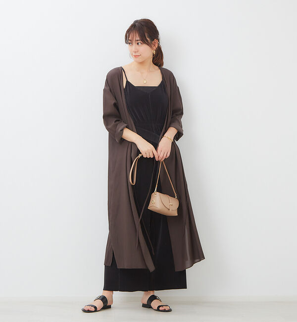 Rouge vif「キュプラカシュクールガウン★」|カーディガン|