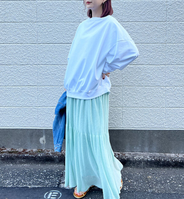 Rouge vif「【セットアップ対応】シアーティアードスカート」|スカート|