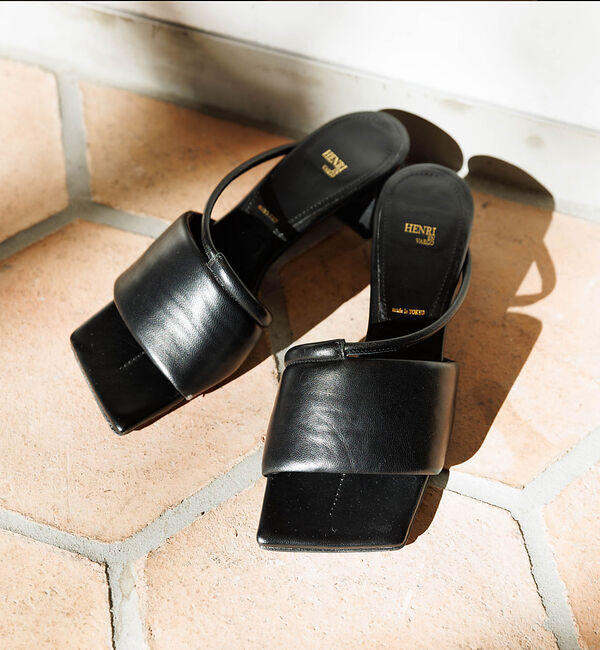 Rouge vif「【HENRI EN VARGO/ヘンリ エン ヴァーゴ】HAZEL ミュールサン」|サンダル|