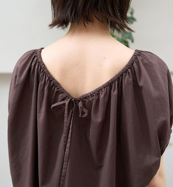 Rouge vif「コットンギャザーパフブラウス」|シャツ・ブラウス|