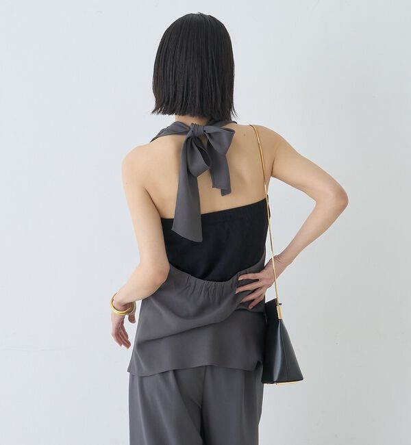 Rouge vif「【セットアップ対応】ホルダーネックブラウス【予約】」|シャツ・ブラウス|