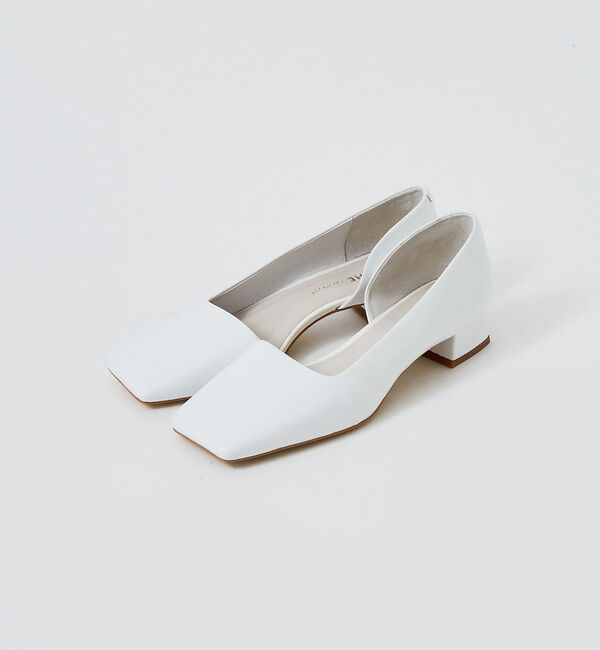 AU BANNISTER「スクエアトゥサイドセパレートパンプス」|パンプス|