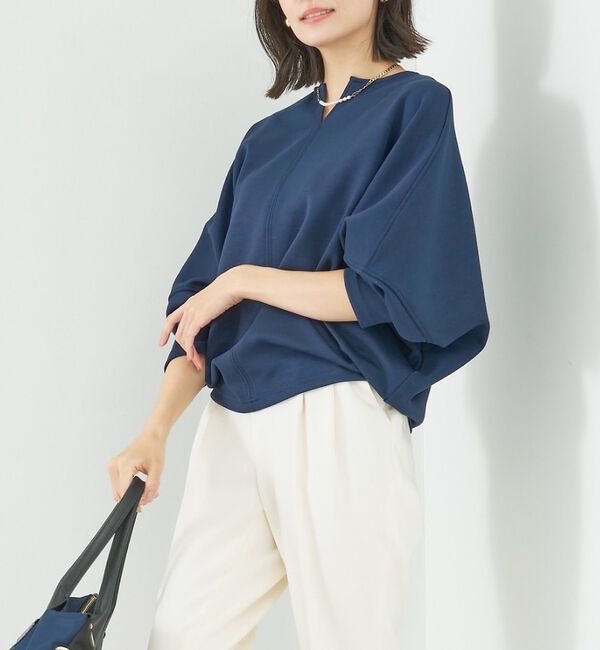 abahouse mavie「ライトダンボールドルマンプルオーバー」|スウェット・ジャージ|