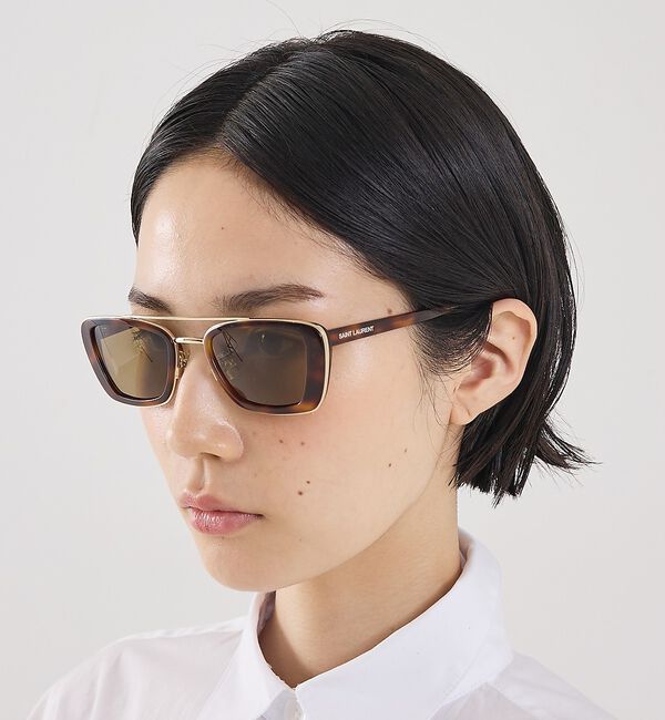 The Store by C' 「【SAINT LAURENT】SL 825-002／サングラス」|メガネ|ブラウン