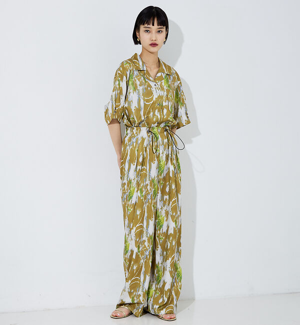 NOMINE「【セットアップ着用可】ペインティングドロストタックパンツ」|その他|