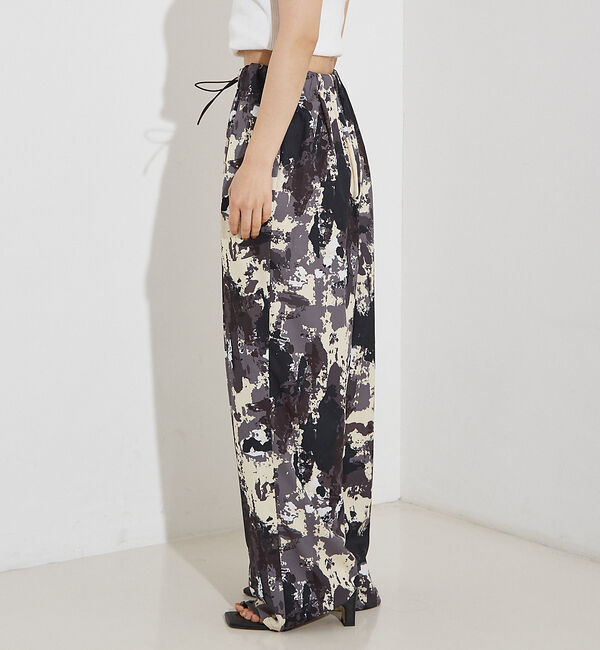 NOMINE「【セットアップ着用可】スプラッシュプリントドロスト パンツ」|その他|