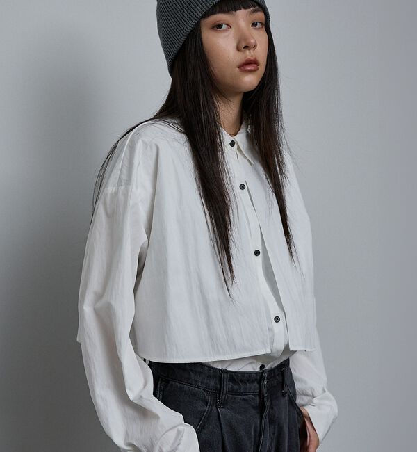 NOMINE「【ユニセックス】ロングヨーク オーバーサイズ シャツ【予約】」|シャツ・ブラウス|