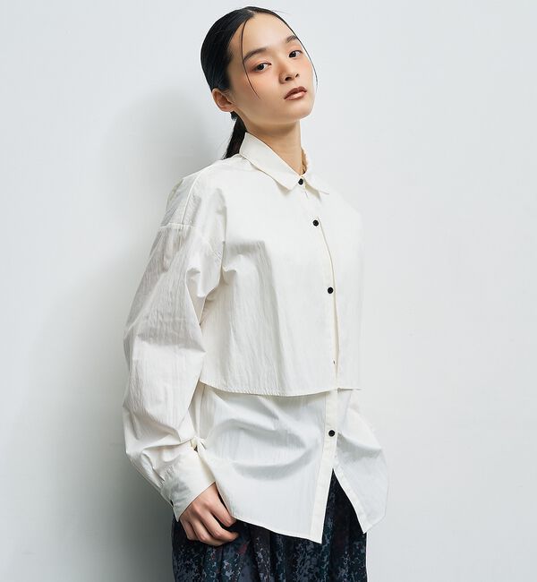 NOMINE「【ユニセックス】ロングヨーク オーバーサイズ シャツ【予約】」|シャツ・ブラウス|