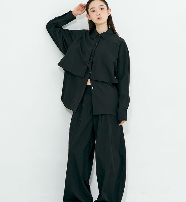 NOMINE「【ユニセックス】ロングヨーク オーバーサイズ シャツ【予約】」|シャツ・ブラウス|