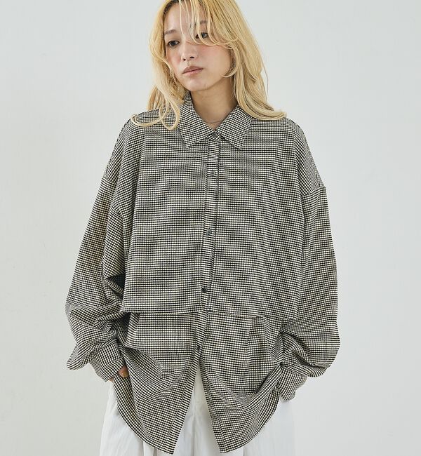 NOMINE「【ユニセックス】ロングヨーク オーバーサイズ シャツ【予約】」|シャツ・ブラウス|