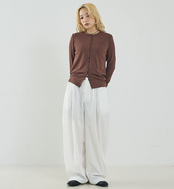 NOMINE「フロントラインスリット ロンT」|Tシャツ・カットソー|