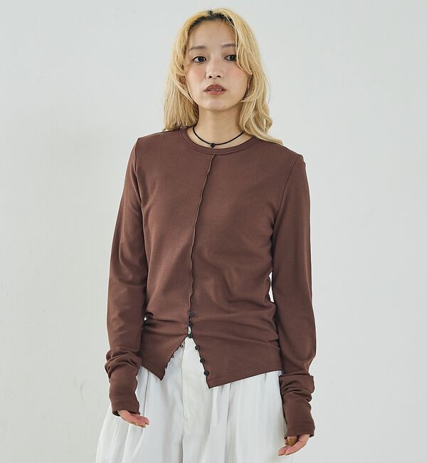 NOMINE「フロントラインスリット ロンT」|Tシャツ・カットソー|