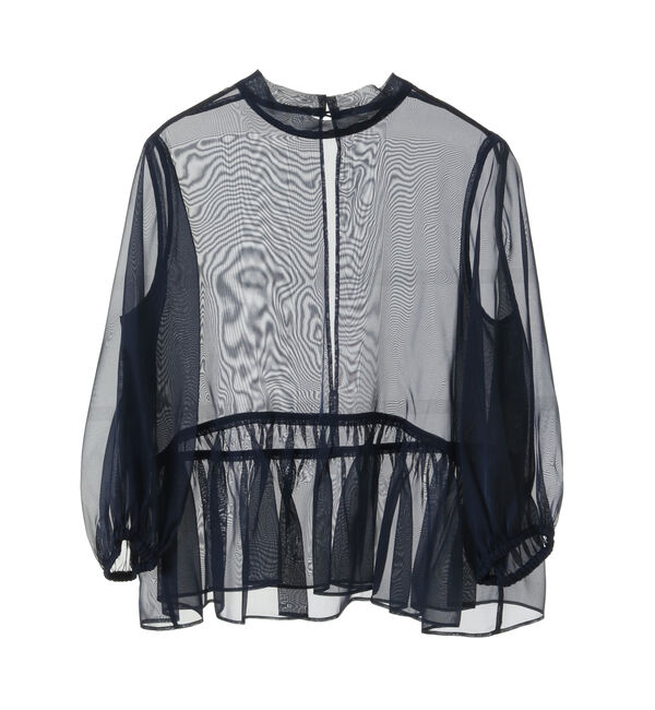 TIARA「オーガンジーコンビドレス」|ワンピース|