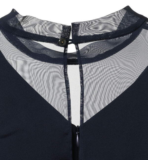 TIARA「オーガンジーコンビドレス」|ワンピース|