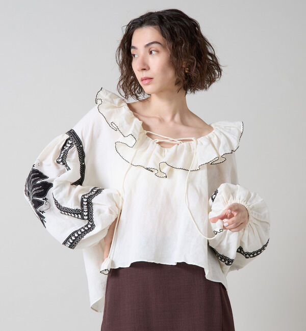 Liesse「【Scarlette Poppies】ブラウス　Lovely Moments Top(1714)」|シャツ・ブラウス|