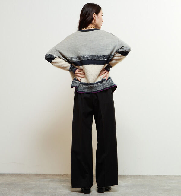 Soffitto「【定番型】ウール混セミワイドパンツ」|その他|