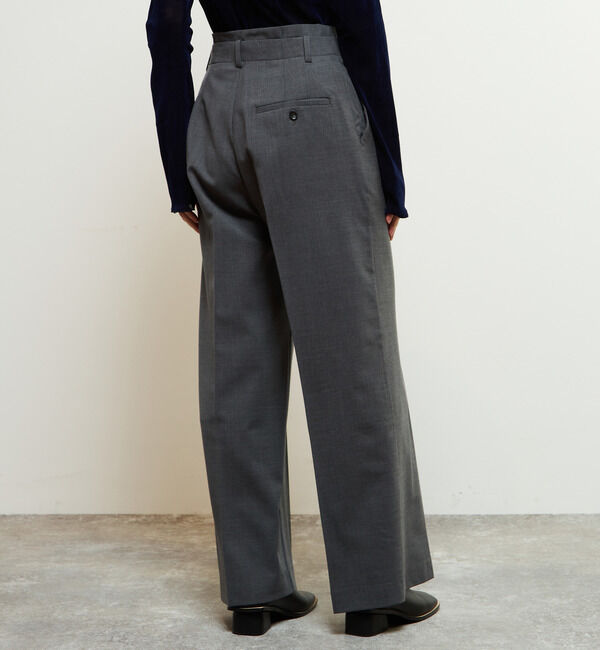 Soffitto「【定番型】ウール混セミワイドパンツ」|その他|