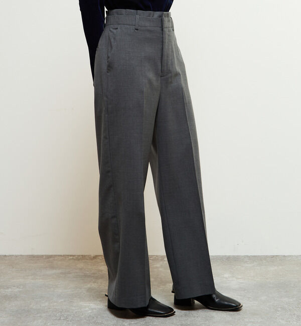Soffitto「【定番型】ウール混セミワイドパンツ」|その他|