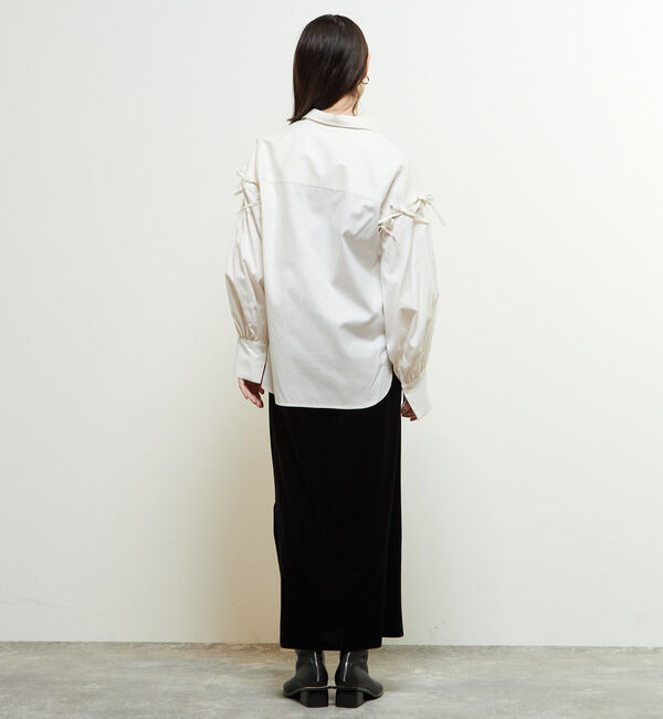 Soffitto「2WAYリボンブラウス」|シャツ・ブラウス|
