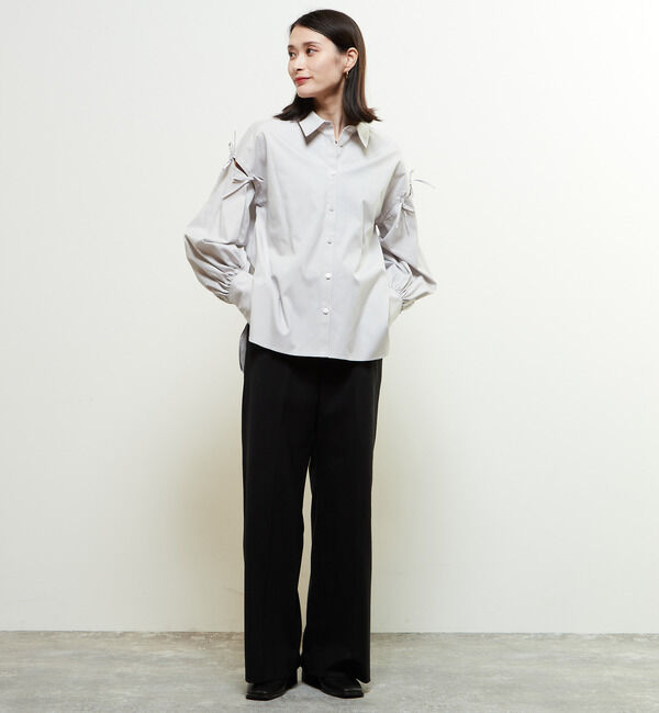 Soffitto「2WAYリボンブラウス」|シャツ・ブラウス|