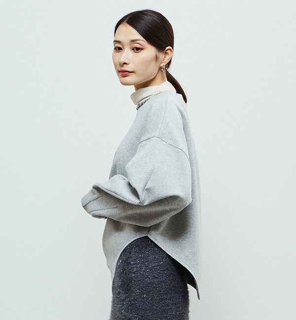 Soffitto「アシンメトリーサイドスリットスウェット」|スウェット・ジャージ|